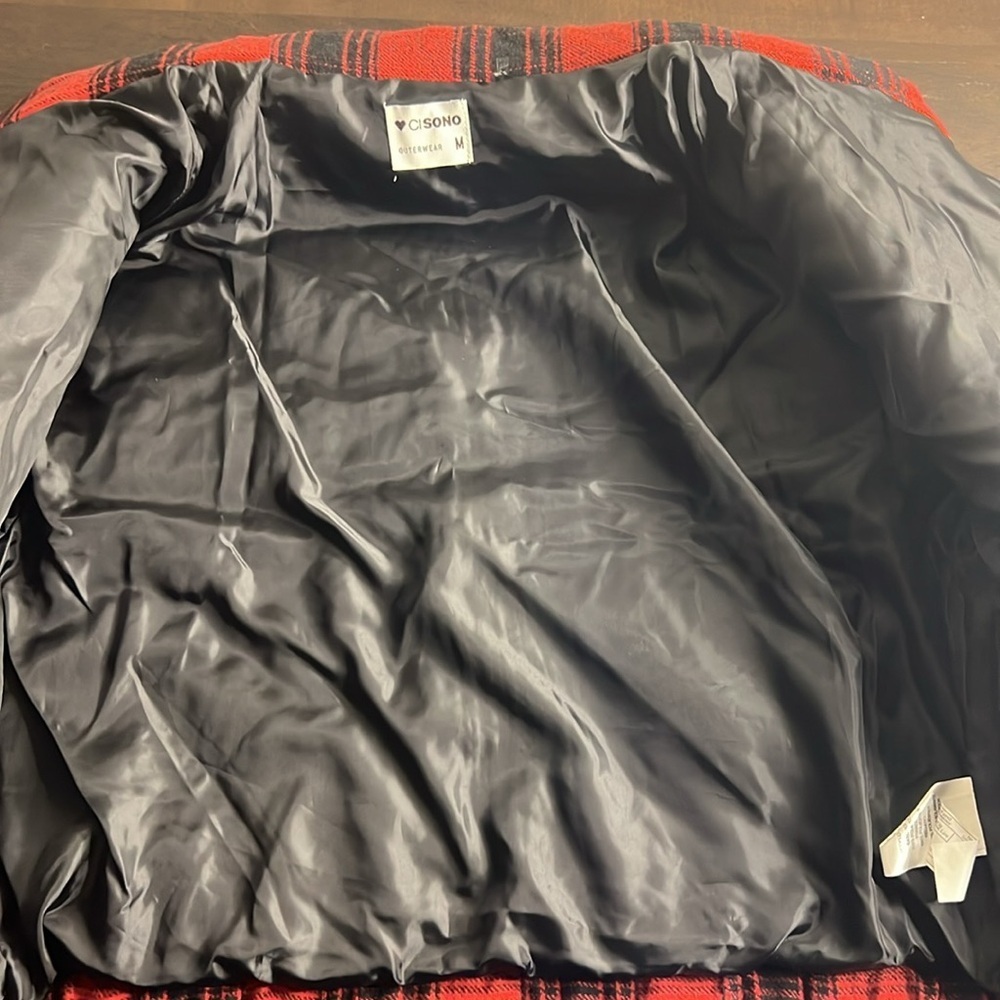 Ci Sono Los Angeles Plaid Bomber Jacket - Picture 6 of 11